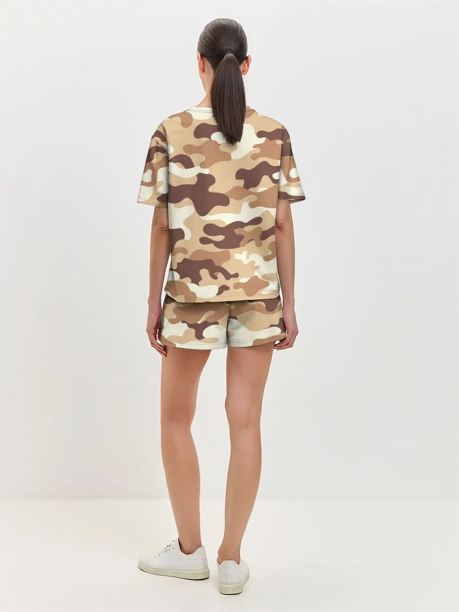 Женская пижама с шортами / МИЛИТАРИ