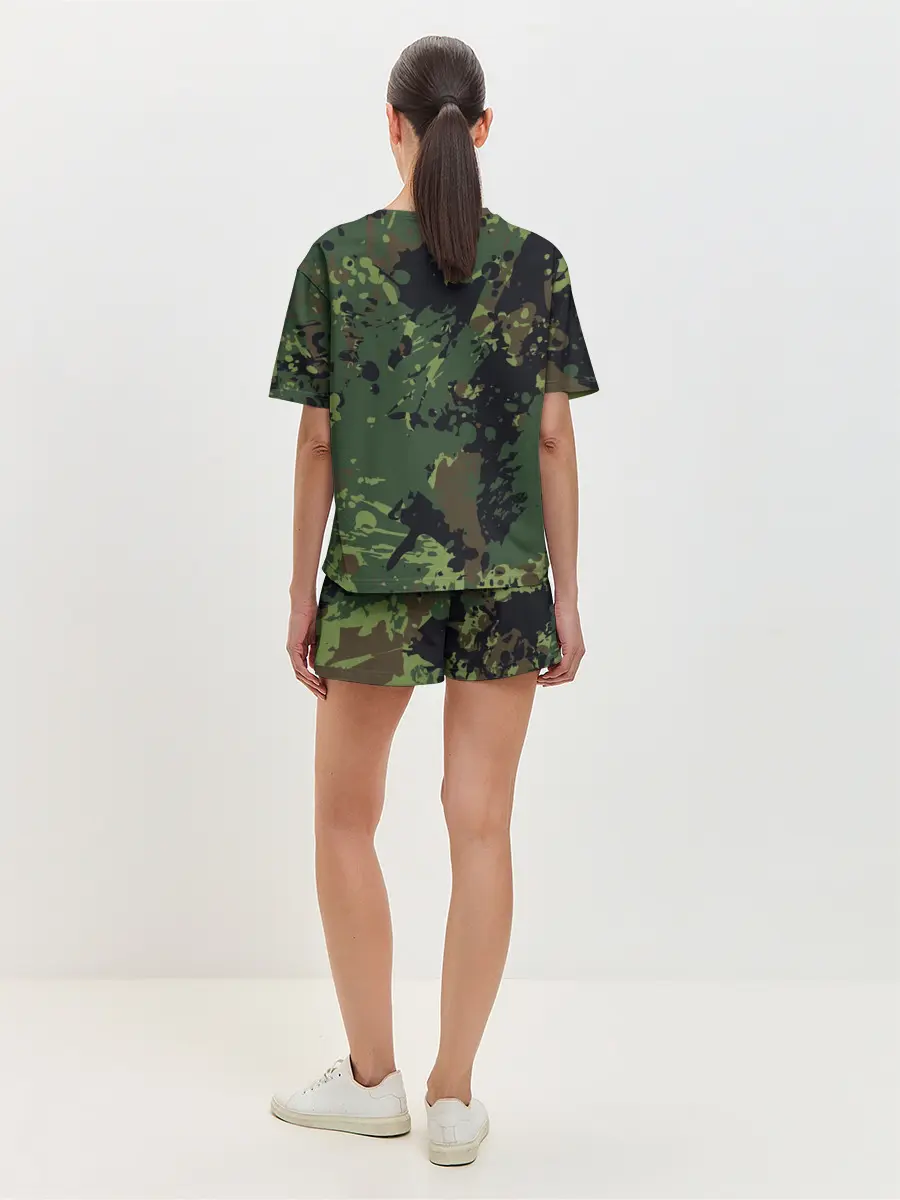 Женская пижама с шортами / МИЛИТАРИ