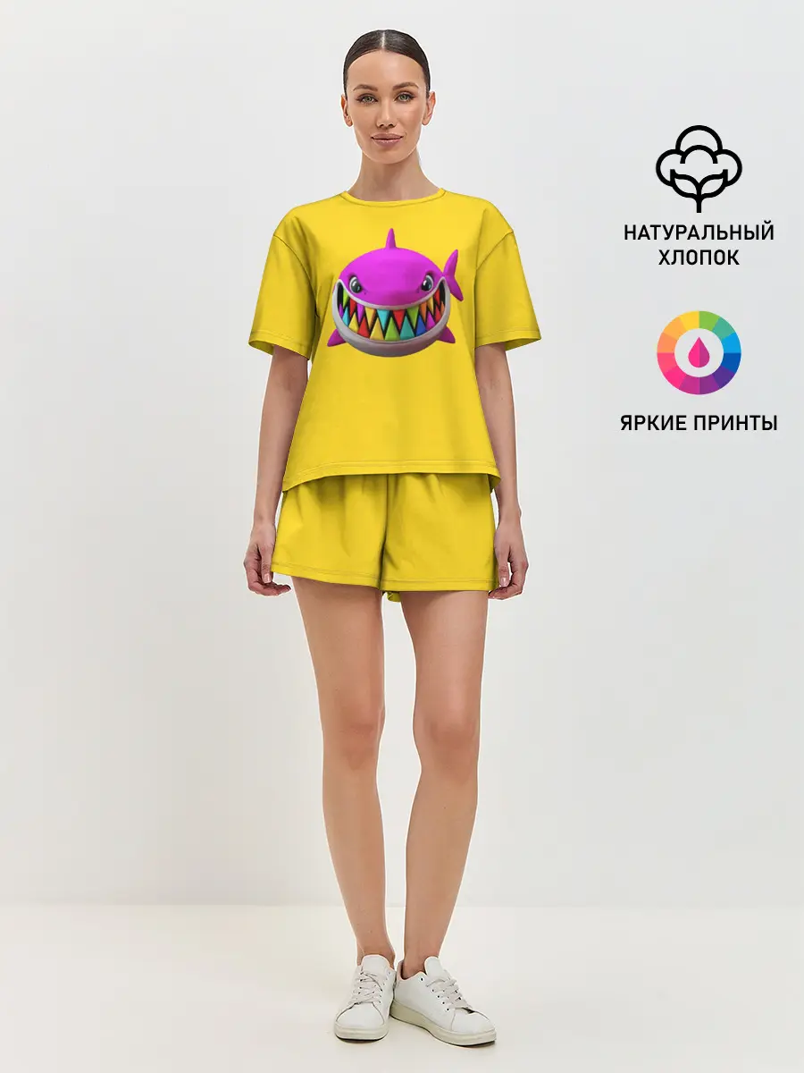 Женская пижама с шортами / 6IX9INE