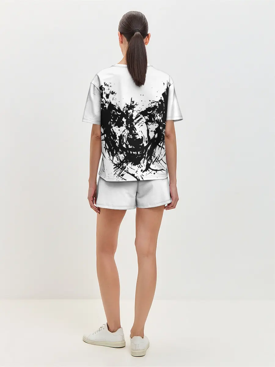 Женская пижама с шортами / Зверь