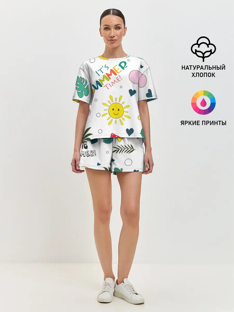 Женская пижама с шортами / summer time