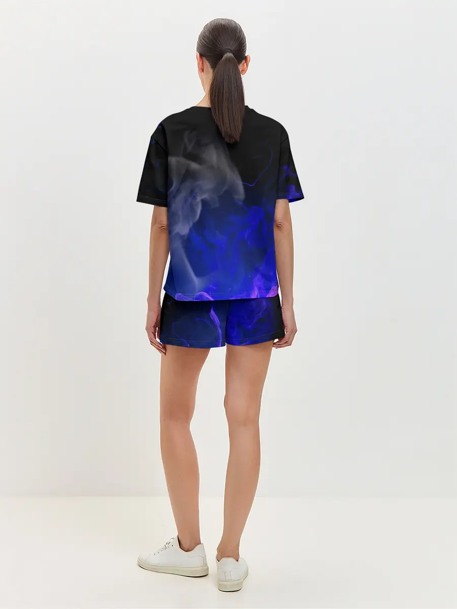 Женская пижама с шортами / МОТОЦИКЛЫ