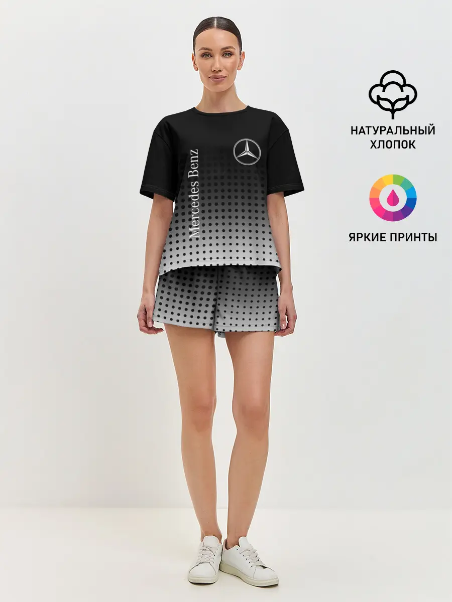 Женская пижама с шортами / Mercedes-Benz