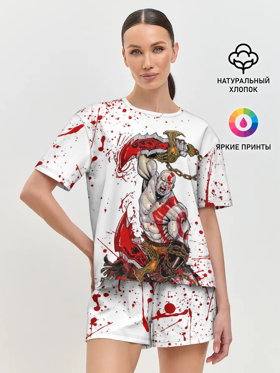 Женская пижама с шортами / GOD OF WAR