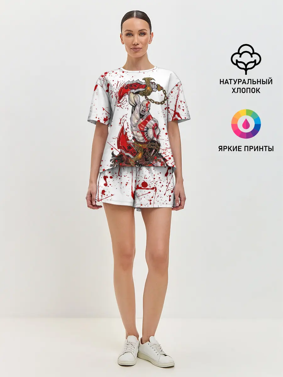 Женская пижама с шортами / GOD OF WAR
