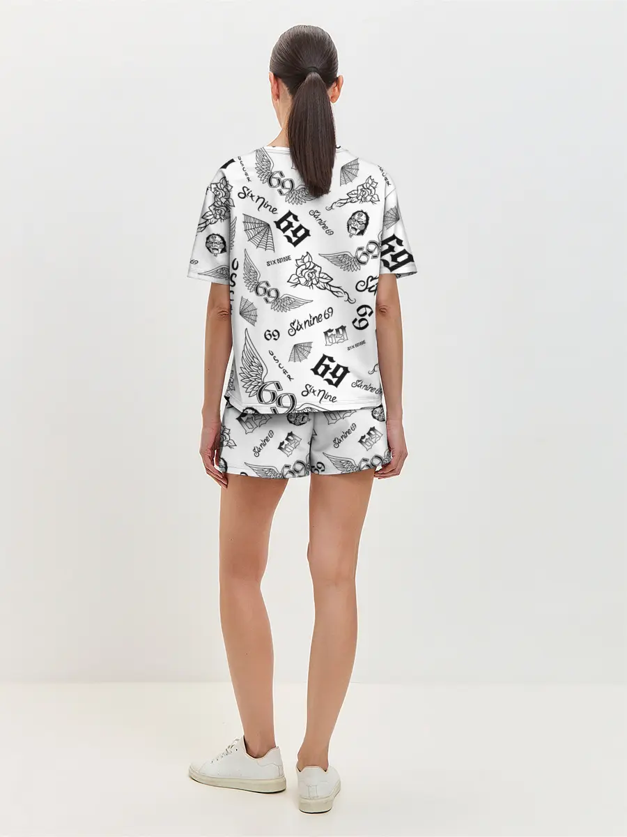 Женская пижама с шортами / 6IX9INE