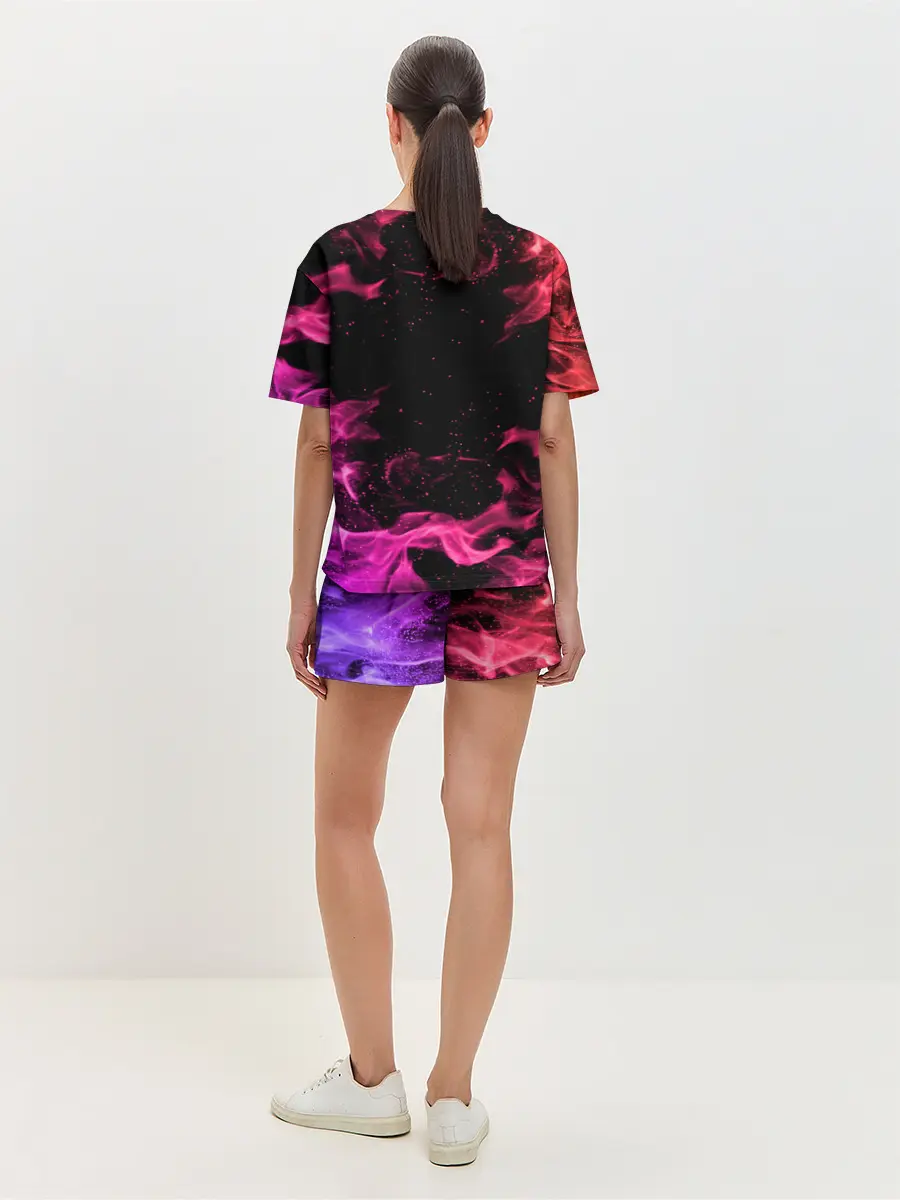 Женская пижама с шортами / ОГОНЬ