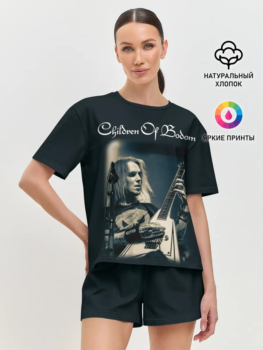 Женская пижама с шортами / Children of Bodom 20