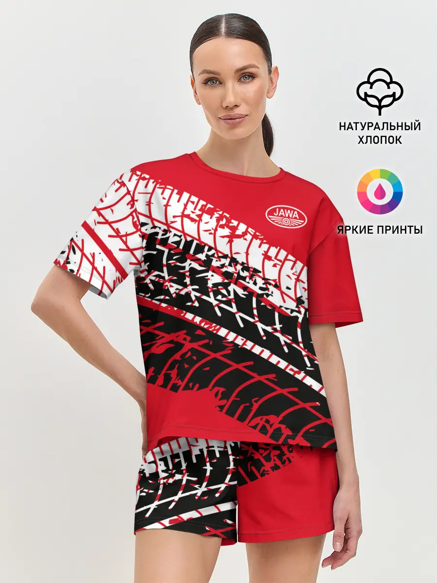 Женская пижама с шортами / JAWA