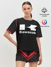 Женская пижама с шортами / KAWASAKI | КАВАСАКИ