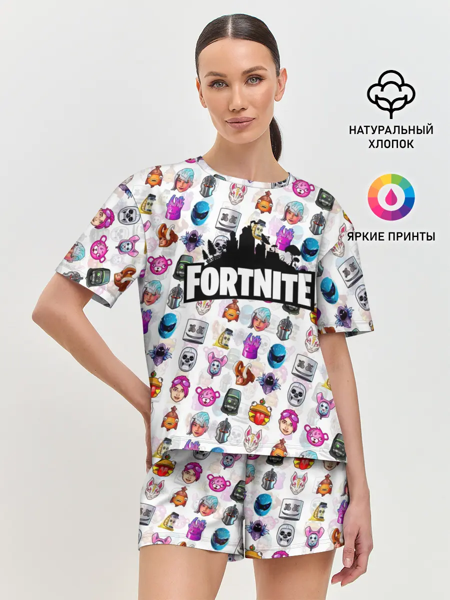 Женская пижама с шортами / FORTNITE