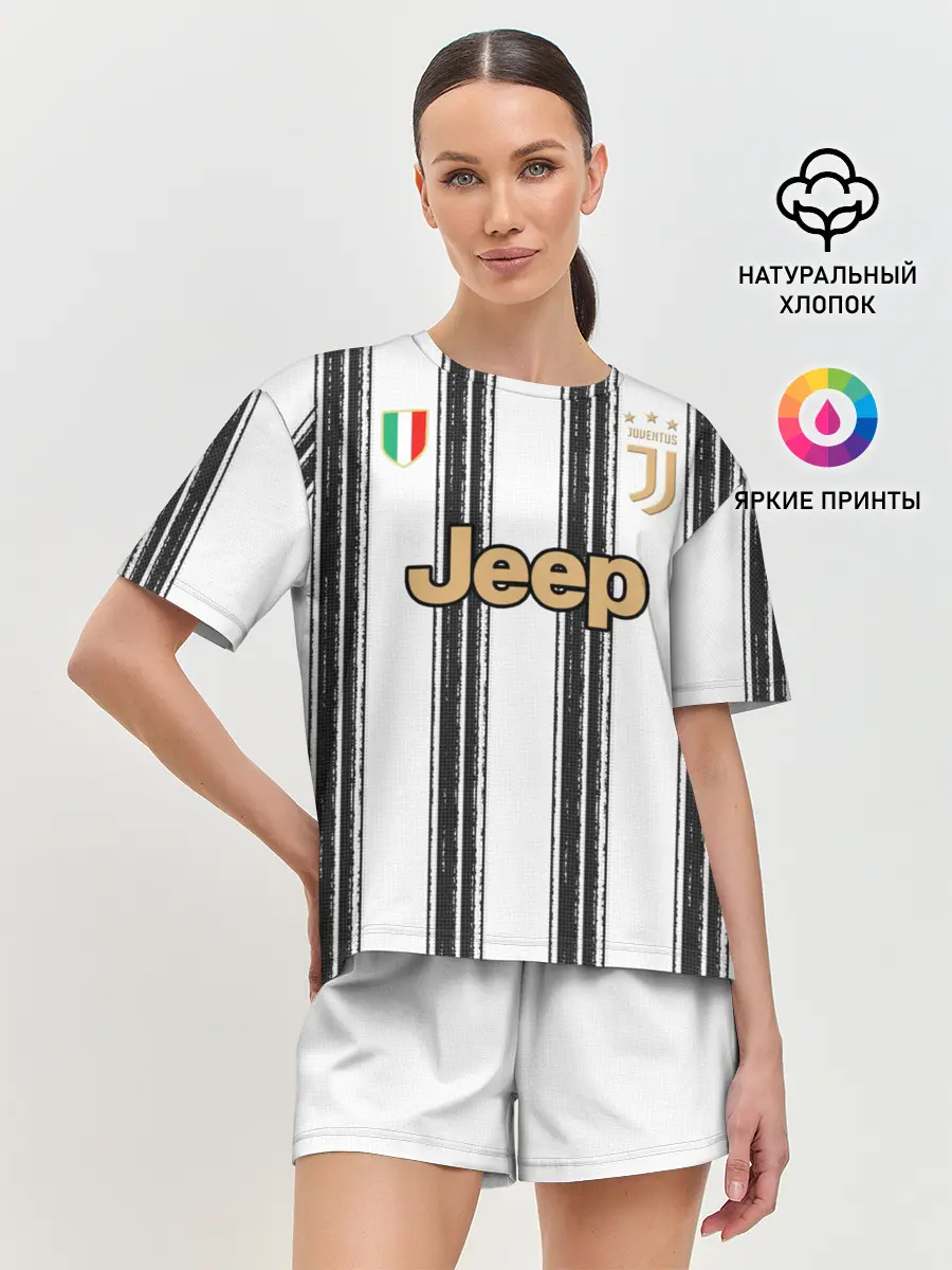 Женская пижама с шортами / Juventus home 20-21