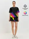 Женская пижама с шортами / НЕОНОВАЯ ТЕКСТУРА
