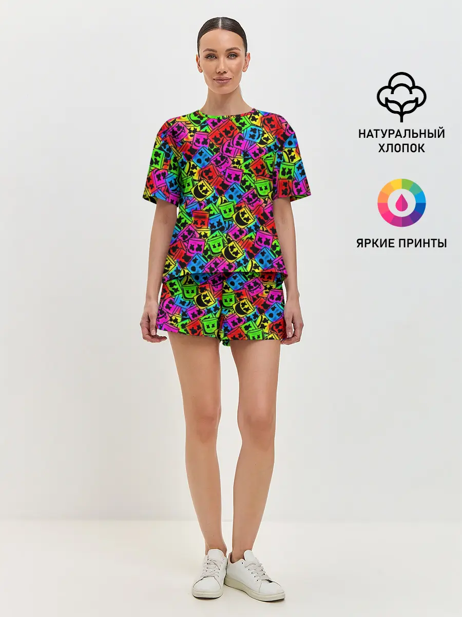 Женская пижама с шортами / MARSHMELLO