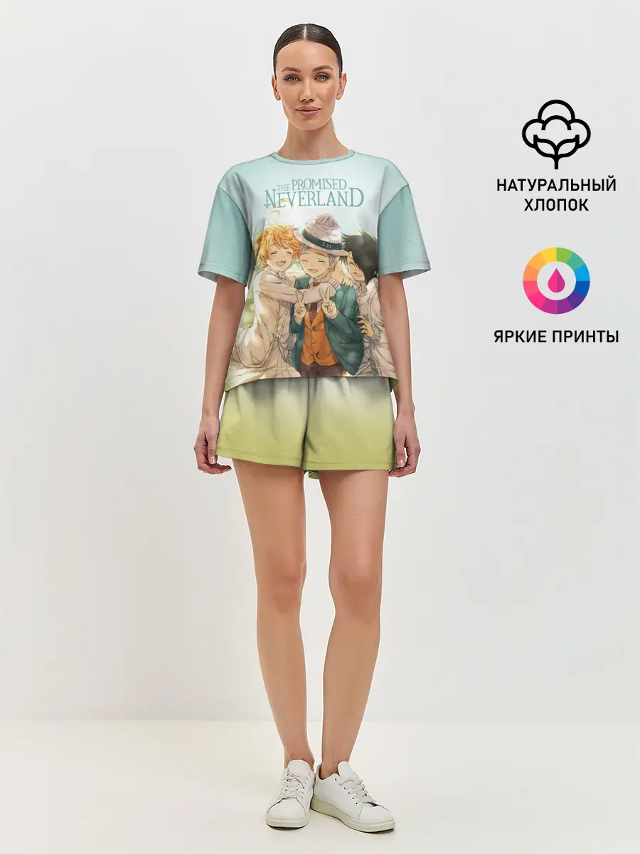 Женская пижама с шортами / The Promised Neverland