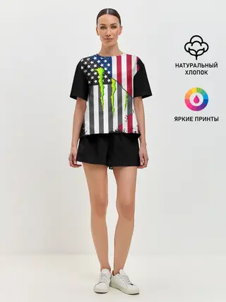 Женская пижама с шортами / MONSTER ENERGY