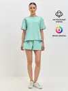 Женская пижама с шортами / Мятная Маска