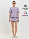 Женская пижама с шортами / Лаванда