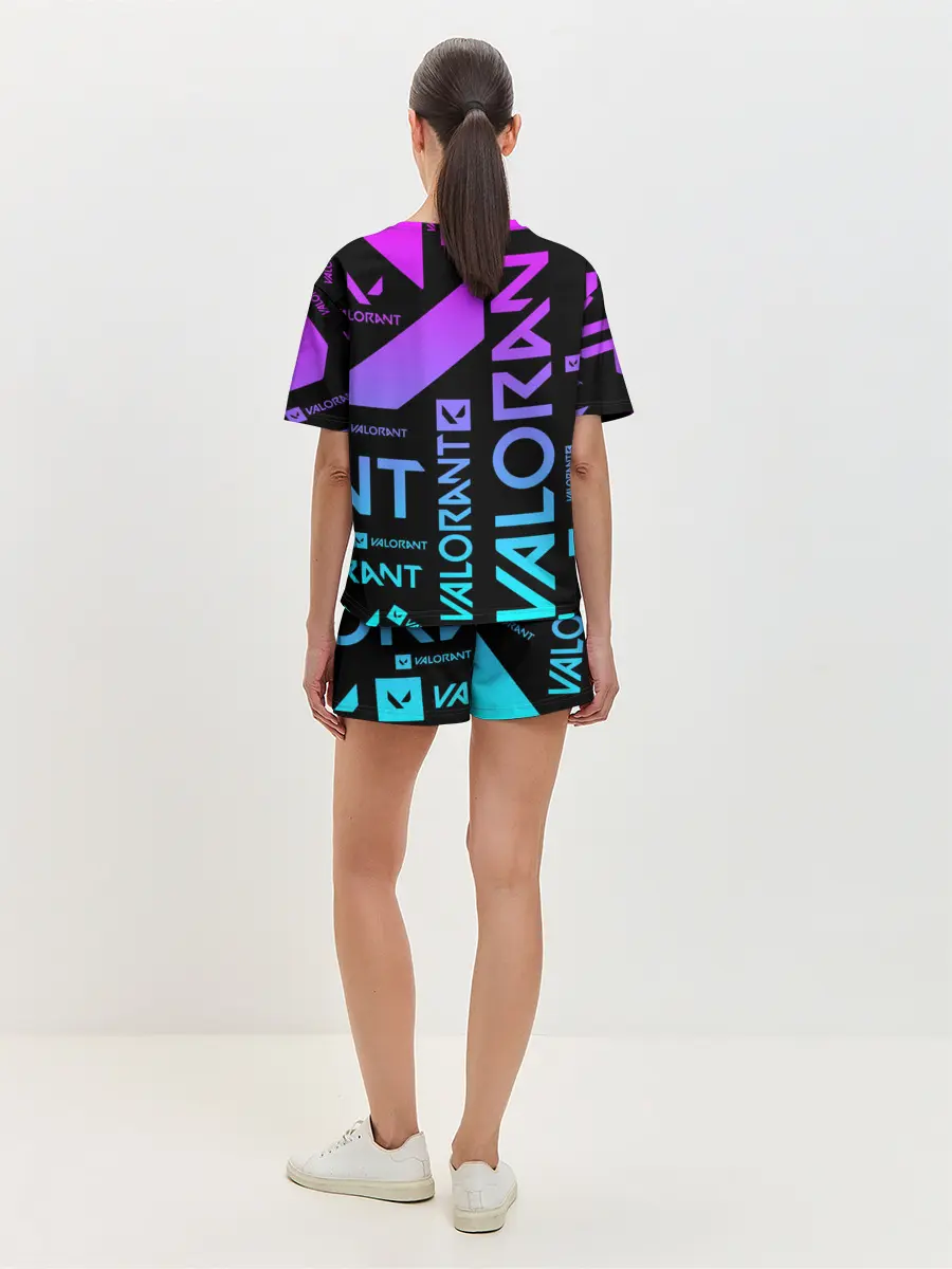 Женская пижама с шортами / Valorant