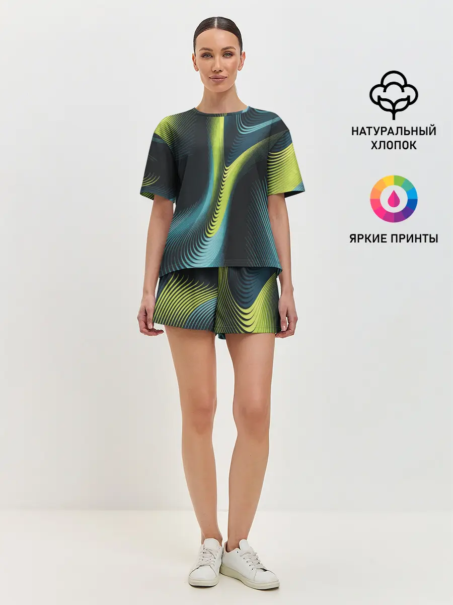 Женская пижама с шортами / Wave