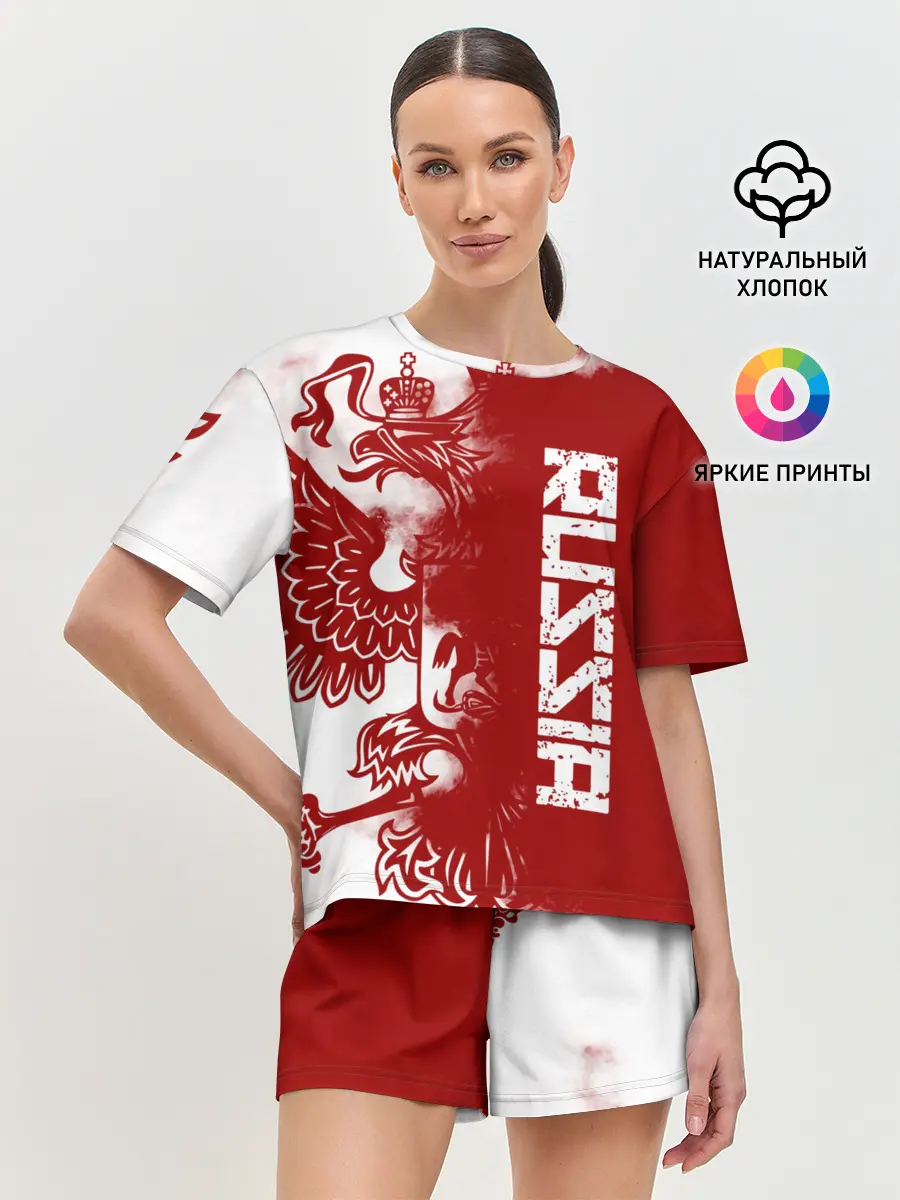 Женская пижама с шортами / Russia