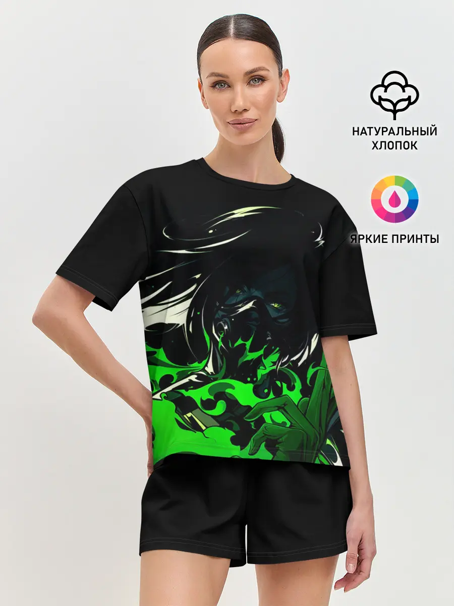 Женская пижама с шортами / VALORANT VIPER