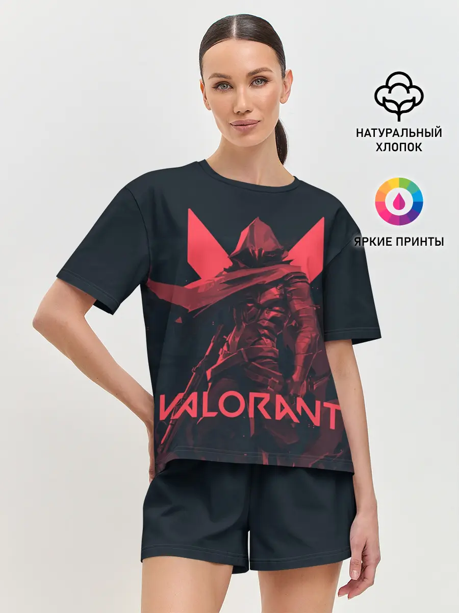 Женская пижама с шортами / VALORANT OMEN