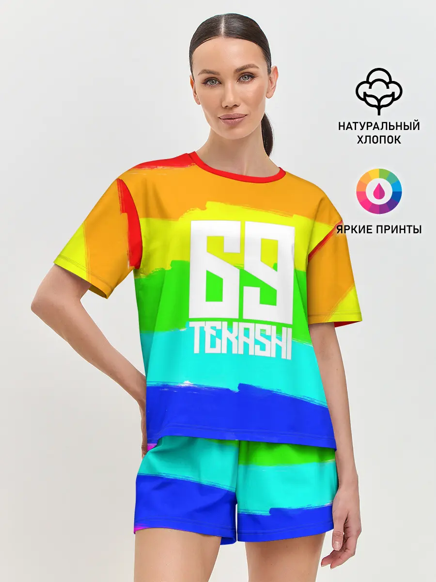 Женская пижама с шортами / Такеши