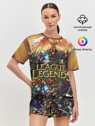 Женская пижама с шортами / League of Legends