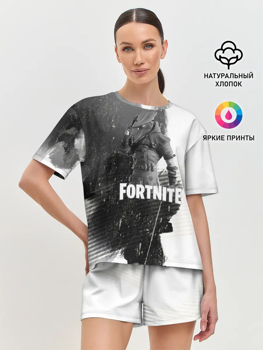 Женская пижама с шортами / Fortnite