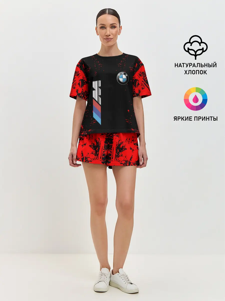 Женская пижама с шортами / BMW