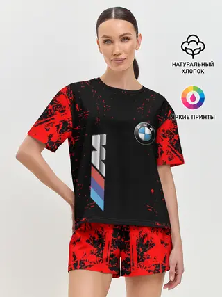 Женская пижама с шортами / BMW