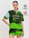 Женская пижама с шортами / МАЙНКРАФТ