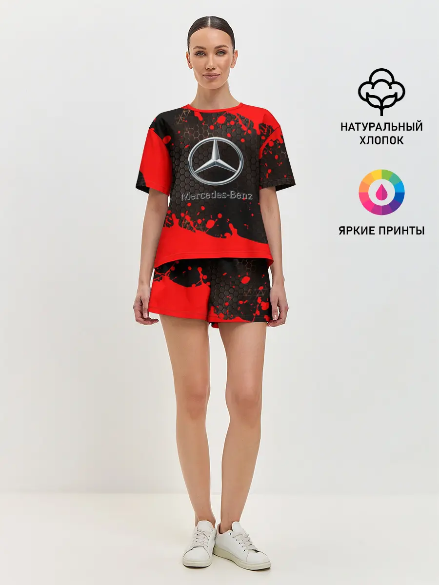 Женская пижама с шортами / МЕРСЕДЕС