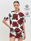 Женская пижама с шортами / Винтажные розы