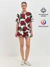 Женская пижама с шортами / Винтажные розы
