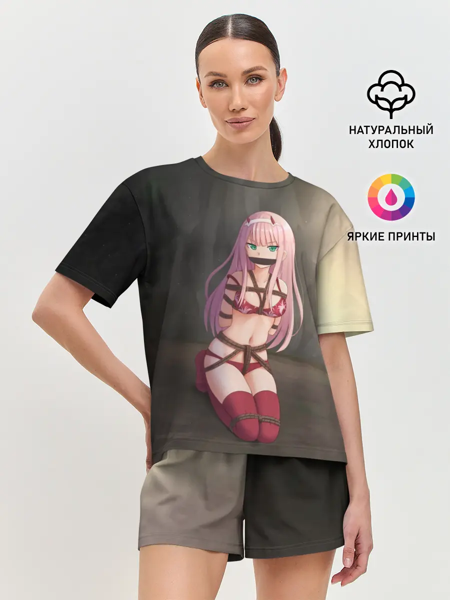 Женская пижама с шортами / МИЛЫЙ ВО ФРАНКСЕ