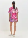 Женская пижама с шортами / ноль два разная