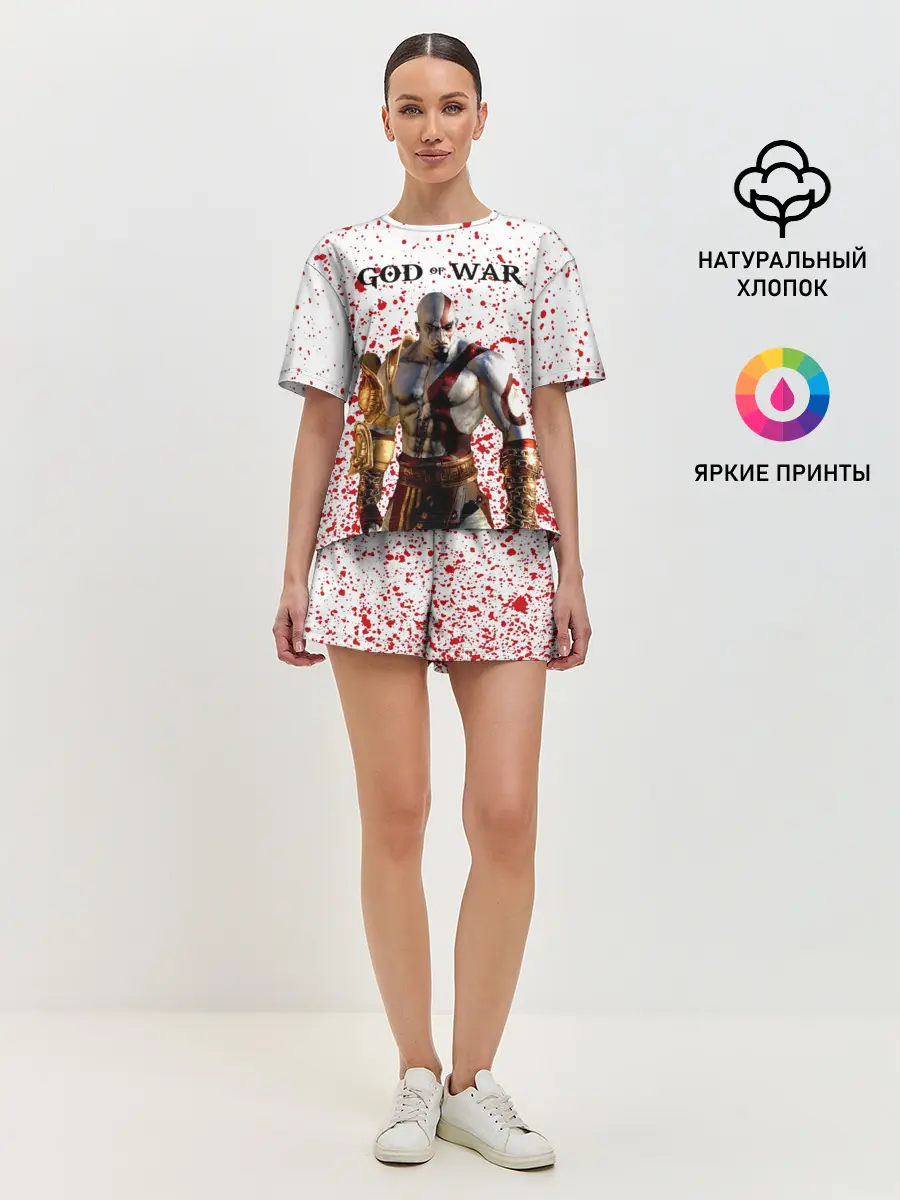 Женская пижама с шортами / GOD OF WAR