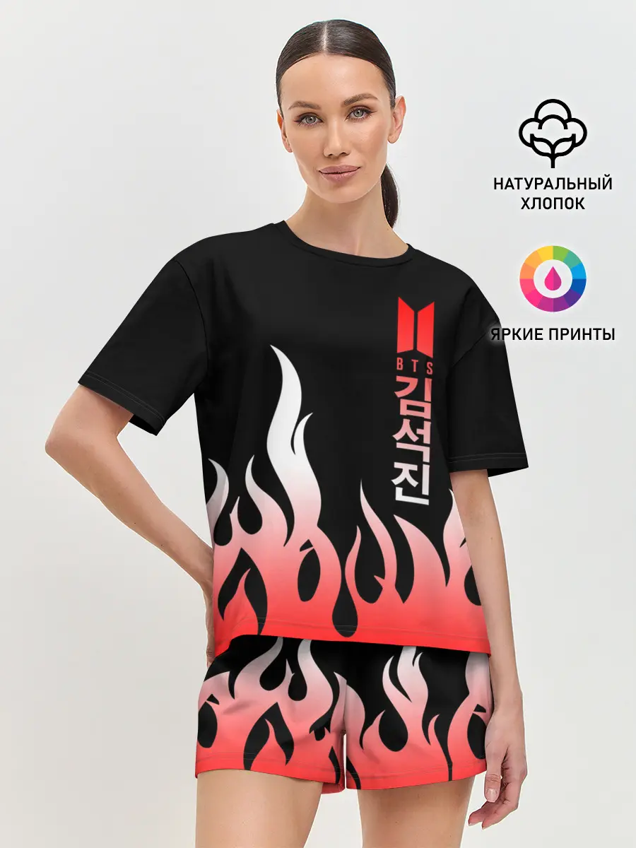 Женская пижама с шортами / BTS
