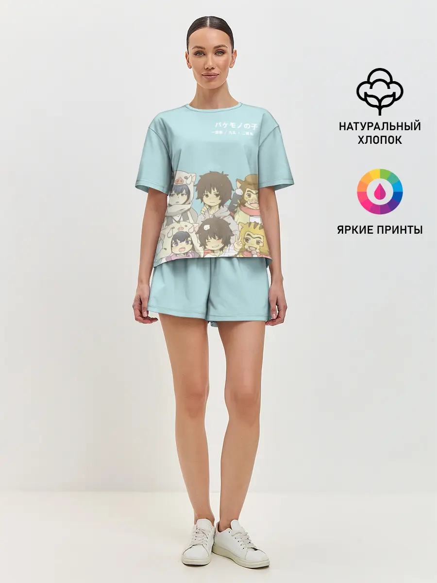 Женская пижама с шортами / Ученик Чудовища персонажи