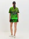 Женская пижама с шортами / ЗЕЛЁНЫЙ ОГОНЬ