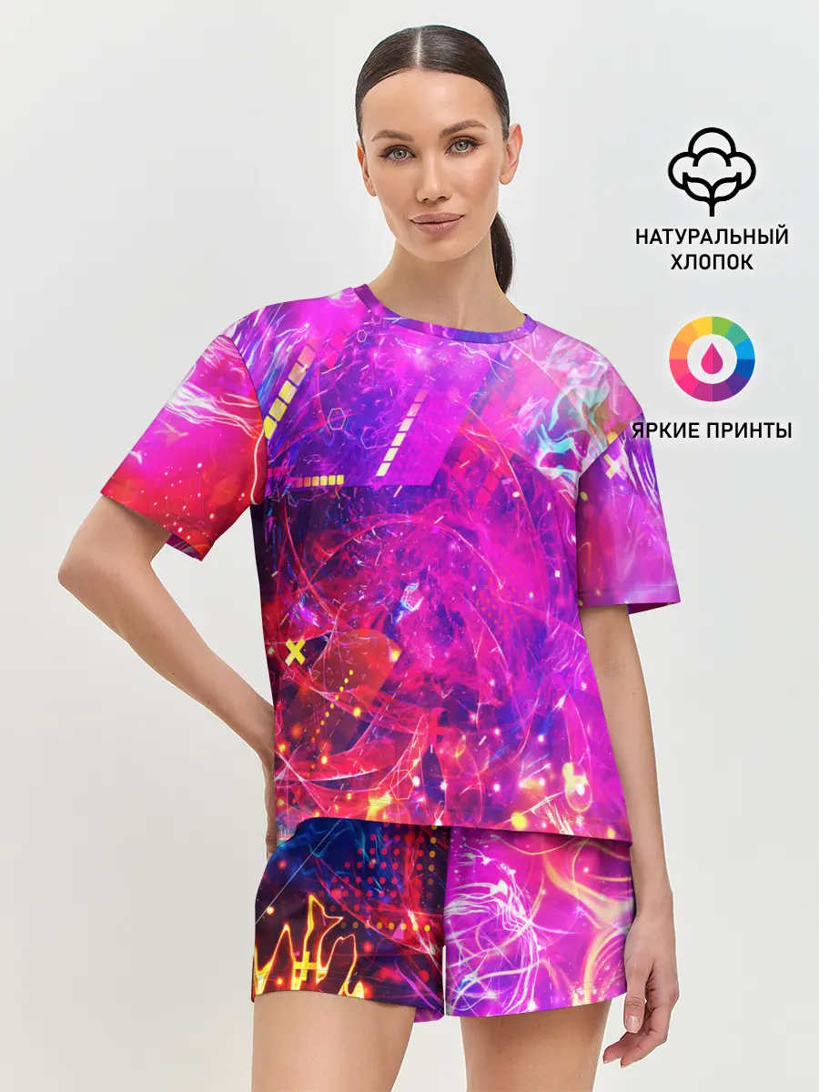Женская пижама с шортами / ABSTRACT