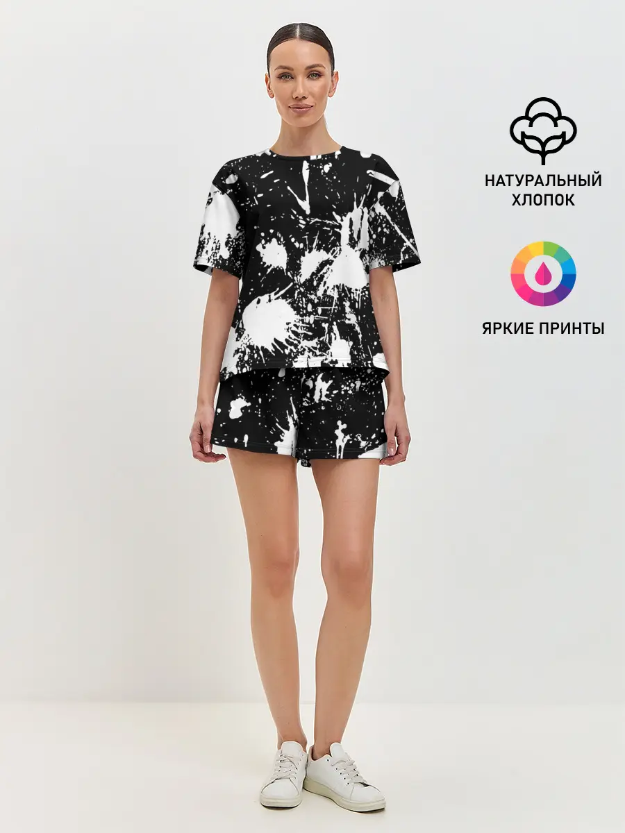 Женская пижама с шортами / ABSTRACT