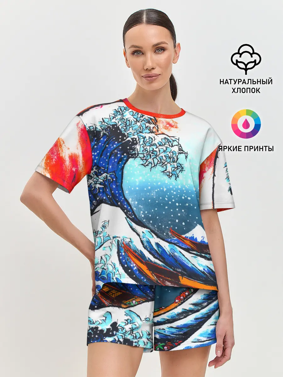 Женская пижама с шортами / Ghost of Tsushima.