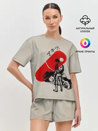 Женская пижама с шортами / Ink