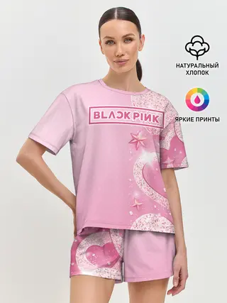 Женская пижама с шортами / BlackPink