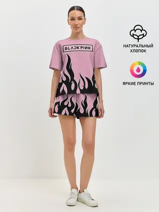 Женская пижама с шортами / BlackPink