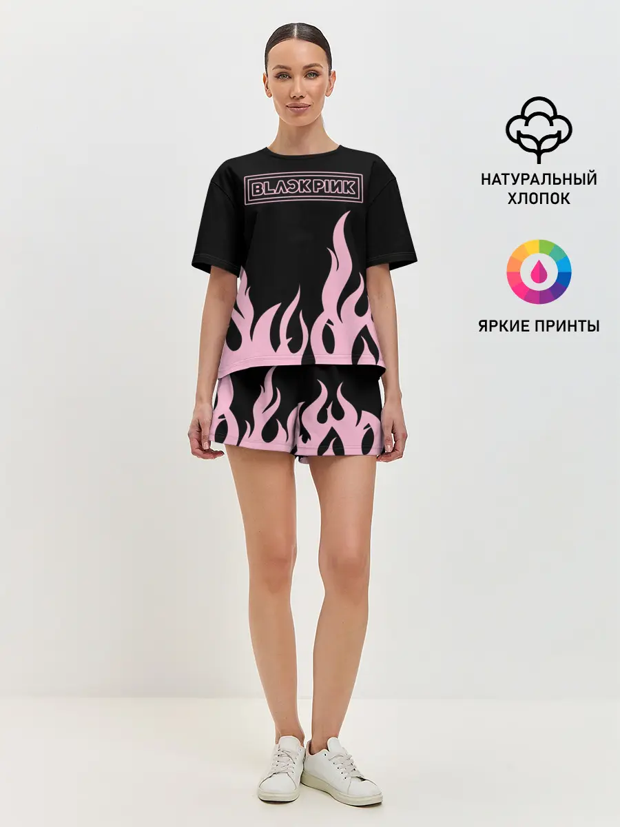Женская пижама с шортами / BlackPink