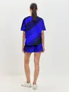 Женская пижама с шортами / Blue and Black